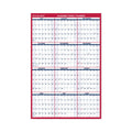 AT-A-GLANCE Academic Erasable Reversible Extra Large Wall Calendar, 48 x 32, White/Blue/Red, 12 Month (July to June): 2022 to 2023