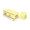 Post-it Pop-up 3 x 3 Note Refill, Cabinet Pack, 3" x 3", Canary Yellow, 90 Sheets/Pad, 18 Pads/Pack