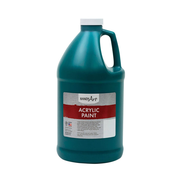 Handy Art Acrylic Paint, Green, 64 oz Bottle