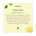 Method Dish Soap Pump, Hour-Glass Bottle Shape, Lemon Mint Scent, 18 oz Pump Bottle, 6/Carton