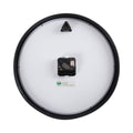 Universal Classic Round Wall Clock, 12.63" Overall Diameter, Black Case, 1 AA (sold separately)