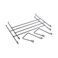 Universal Mesh Three-Pack Wall Files, 3 Sections, Letter Size, 14.13" x 3.38" x 8.5", Black