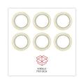 Universal Heavy-Duty Acrylic Box Sealing Tape, 3" Core, 1.88" x 54.6 yds, Clear, 6/Pack