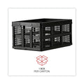 Universal Filing/Storage Tote, Letter Files, 20.13" x 14.63" x 10.75", Black