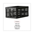 Universal Filing/Storage Tote, Letter Files, 20.13" x 14.63" x 10.75", Black