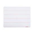 Universal Lap/Learning Dry-Erase Board, Lined, 11 3/4" x 8 3/4", White, 6/Pack