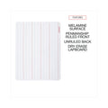 Universal Lap/Learning Dry-Erase Board, Lined, 11 3/4" x 8 3/4", White, 6/Pack