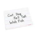 Universal Lap/Learning Dry-Erase Board, Lined, 11 3/4" x 8 3/4", White, 6/Pack