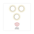 Universal General-Purpose Masking Tape, 3" Core, 24 mm x 54.8 m, Beige, 3/Pack