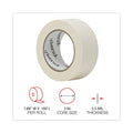 Universal General-Purpose Masking Tape, 3" Core, 48 mm x 54.8 m, Beige, 2/Pack