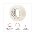 Universal Deluxe General-Purpose Acrylic Box Sealing Tape, 2 mil, 3" Core, 1.88" x 110 yds, Clear, 6/Pack