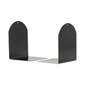 Universal Magnetic Bookends, 6 x 5 x 7, Metal, Black, 1 Pair