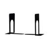Universal Economy Bookends, Standard, 5.88 x 8.25 x 9, Heavy Gauge Steel, Black, 1 Pair