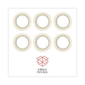 Universal General-Purpose Box Sealing Tape, 3" Core, 1.88" x 110 yds, Clear, 6/Pack