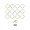Universal Deluxe General-Purpose Acrylic Box Sealing Tape, 3" Core, 1.88" x 110 yds, Clear, 12/Pack