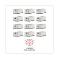 Universal Deluxe Quick Set-up String-and-Button Boxes, Legal Files, White, 12/Carton