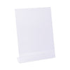 Universal Clear L-Style Freestanding Frame, 8.5 x 11 Insert, 3/Pack