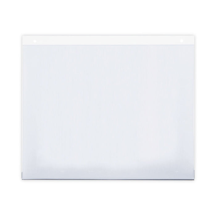 Universal Wall Mount Sign Holder, 11 x 8.5, Horizontal, Clear, 2/Pack