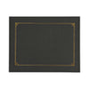 Universal Certificate/Document Cover, 8.5 x 11; 8 x 10; A4, Black, 6/Pack
