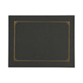 Universal Certificate/Document Cover, 8.5 x 11; 8 x 10; A4, Black, 6/Pack