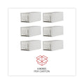 Universal Heavy-Duty Storage Drawers, Letter Files, 14" x 25.5" x 11.5", White, 6/Carton