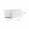 Universal Heavy-Duty Storage Drawers, Letter Files, 14" x 25.5" x 11.5", White, 6/Carton