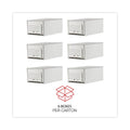 Universal Heavy-Duty Storage Drawers, Legal Files, 17.25" x 25.5" x 11.5", White, 6/Carton