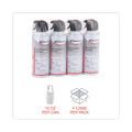 Innovera Compressed Air Duster Cleaner, 10 oz Can, 4/Pack