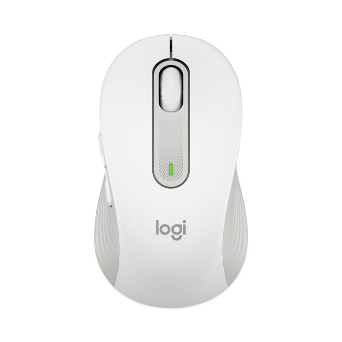 Logitech Signature M650 for Business Wireless Mouse, Large, 2.4 GHz Frequency, 33 ft Wireless Range, Right Hand Use, Off White