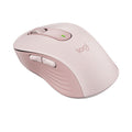 Logitech Signature M650 Wireless Mouse, Medium, 2.4 GHz Frequency, 33 ft Wireless Range, Right Hand Use, Rose