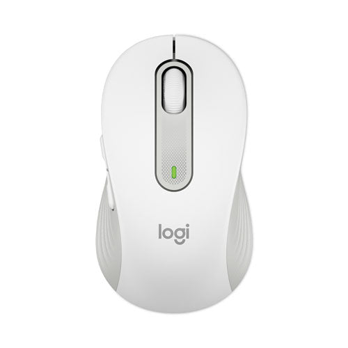 Logitech Signature M650 for Business Wireless Mouse, Medium, 2.4 GHz Frequency, 33 ft Wireless Range, Right Hand Use, Off White