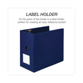 Samsill Clean Touch Locking D-Ring Reference Binder Protected w/Antimicrobial Additive, 3 Rings, 6" Capacity, 11 x 8.5, Blue
