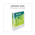 Samsill Earth's Choice Biobased Round Ring View Binder, 3 Rings, 1.5" Capacity, 11 x 8.5, White