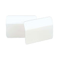 Post-it Angled Color Bar Tabs, 1/5-Cut, White, 2" Wide, 50/Pack