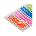 Post-it Arrow Message 0.5" Page Flags, Five Assorted Bright Colors, 20 Flags/Dispenser, 5 Dispensers/Pack