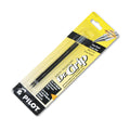 Pilot Refill for Dr. Grip, Easytouch, The Better, B2P and Rex Grip BeGreen Ballpoint Pens, Fine Conical Tip, Black Ink, 2/Pack