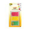 Post-it Arrow Message 1" Prioritization Page Flags, "TO DO", Red/Yellow/Green, 20 Flags/Dispenser, 3 Dispensers/Pack