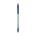 BIC ReVolution Ballpoint Pen, Retractable, Medium 1 mm, Blue Ink/Semi-Clear Barrel, 48/Pack