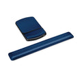Fellowes Gel Mouse Pad with Wrist Rest, 6.25 x 10.12, Black/Sapphire
