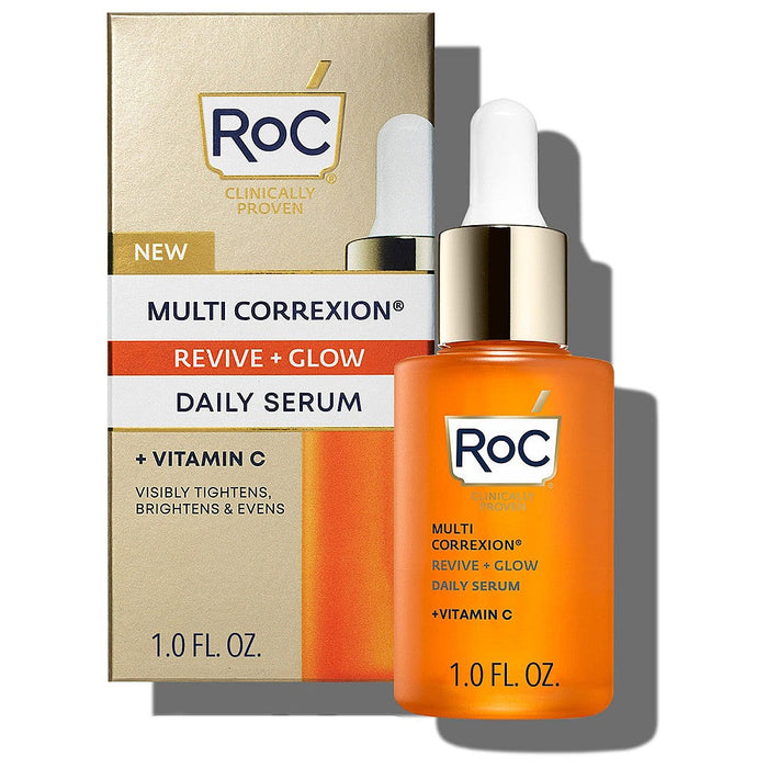 RoC® Multi Correxion® Revive + Glow Vitamin C Serum – Anti-Aging & Brightening (1.0 Fl Oz) by Pasteur Pharmacy