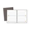 AT-A-GLANCE Plan. Write. Remember. Planning Notebook Two Days Per Page , 11 x 8.38, Gray Cover, Undated
