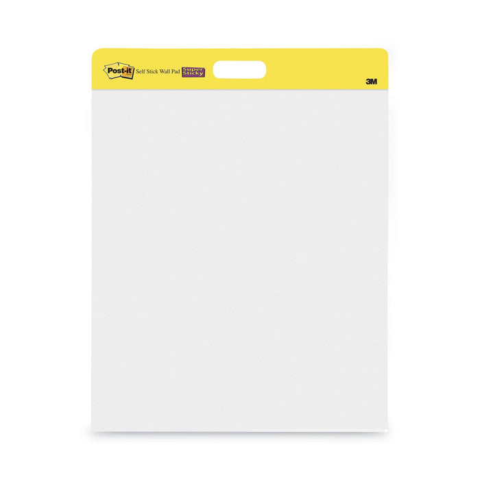 Post-it Self-Stick Wall Pad, Unruled, 20 x 23, White, 20 Sheets/Pad, 2 Pads/Pack, 2 Packs/Carton