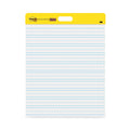 Post-it Self-Stick Wall Pad, Manuscript Format (Primary 3" Rule), 20 x 23, White, 20 Sheets, 2/Pack