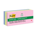 Post-it Original Recycled Note Pads, 1.38" x 1.88", Sweet Sprinkles Collection Colors, 100 Sheets/Pad, 12 Pads/Pack
