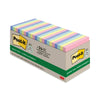 Post-it Original Recycled Note Pad Cabinet Pack, 3" x 3", Sweet Sprinkles Collection Colors, 75 Sheets/Pad, 24 Pads/Pack