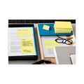 Post-it Original Recycled Note Pads, Note Ruled, 4" x 6", Canary Yellow, 100 Sheets/Pad, 12 Pads/Pack