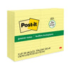 Post-it Original Recycled Note Pads, Note Ruled, 4" x 6", Canary Yellow, 100 Sheets/Pad, 12 Pads/Pack