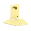 Post-it Original Pads in Canary Yellow, Note Ruled, 5" x 8", 50 Sheets/Pad, 2 Pads/Pack