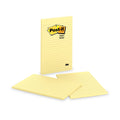 Post-it Original Pads in Canary Yellow, Note Ruled, 5" x 8", 50 Sheets/Pad, 2 Pads/Pack