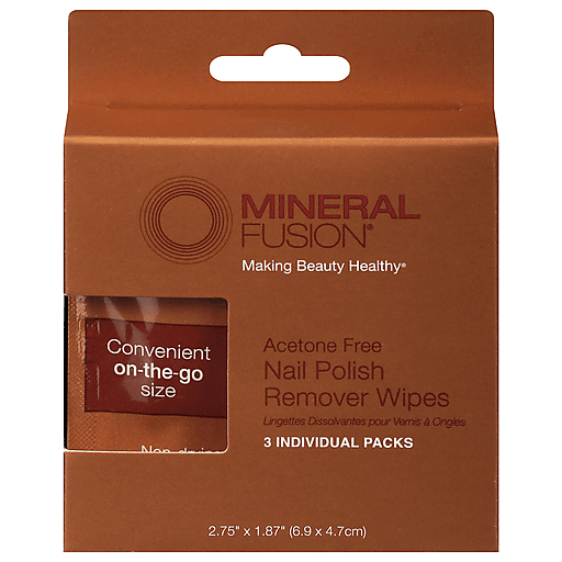 Mineral Fusion Nail Polish Remover Wipes - Case Of 15 by Pasteur Pharmacy